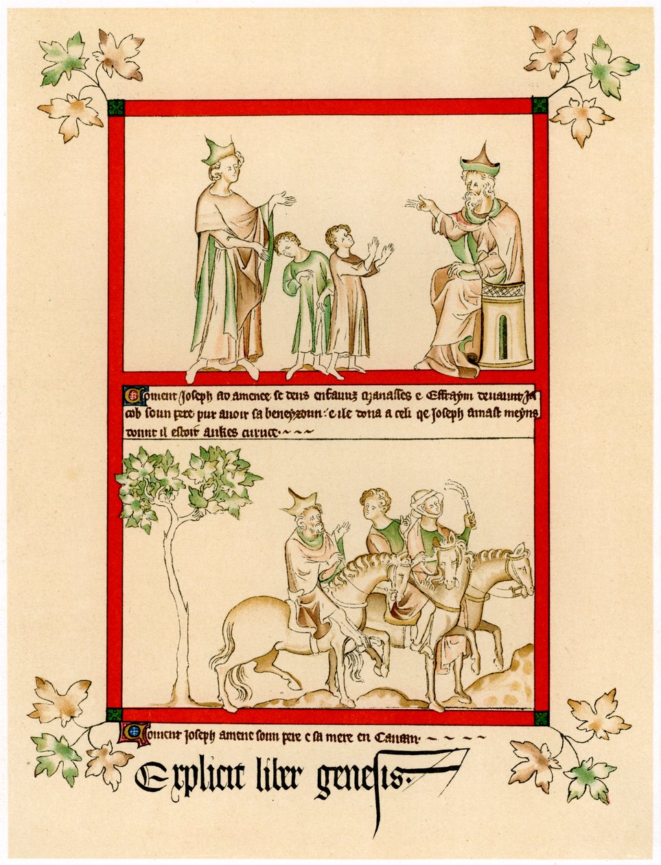Cenas da vida de Joseph, c1310-1320 de Unbekannt