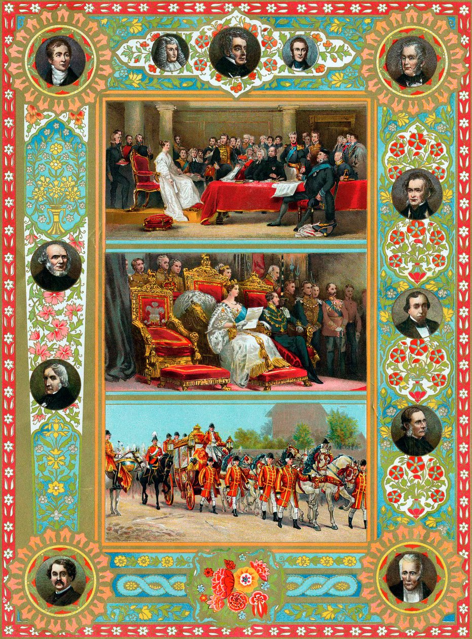 Cenas do reinado da Rainha Vitória, 1887 de Unbekannt