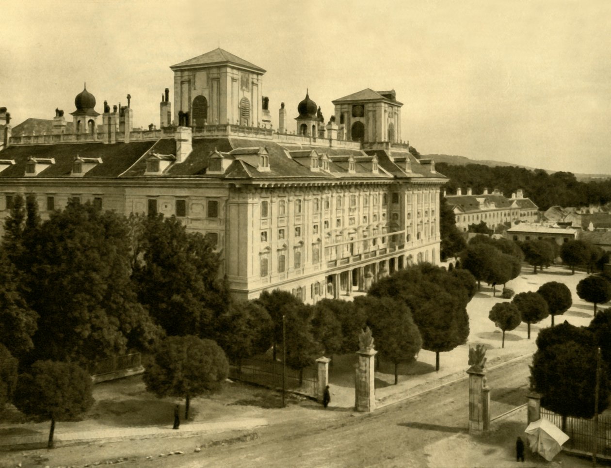 Palácio Esterházy, Eisenstadt, Burgenland, Áustria, c1935. de Unbekannt