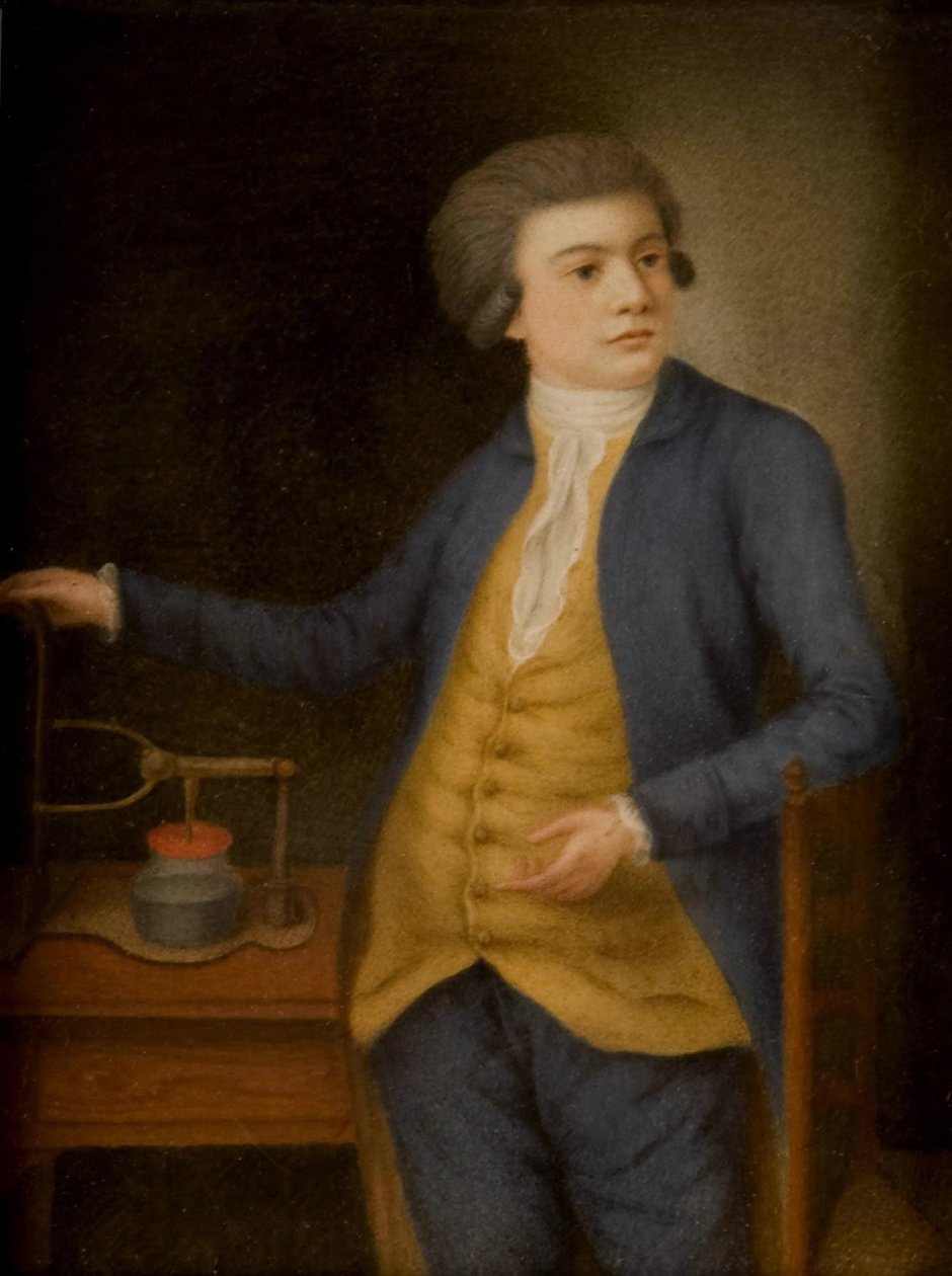 Cientista com um instrumento elétrico, década de 1780 de Unbekannt
