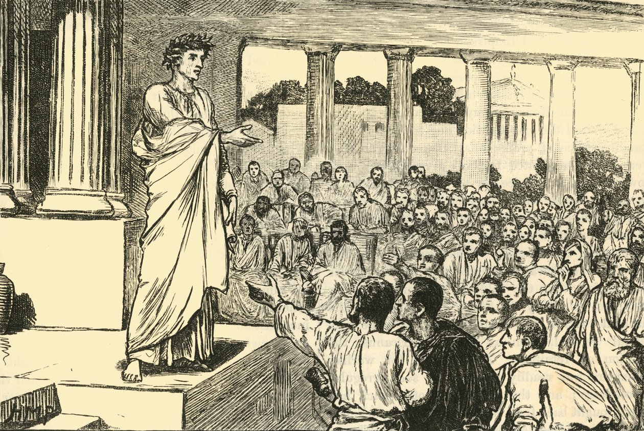 Scipios Appeal to the People, 1890. de Unbekannt