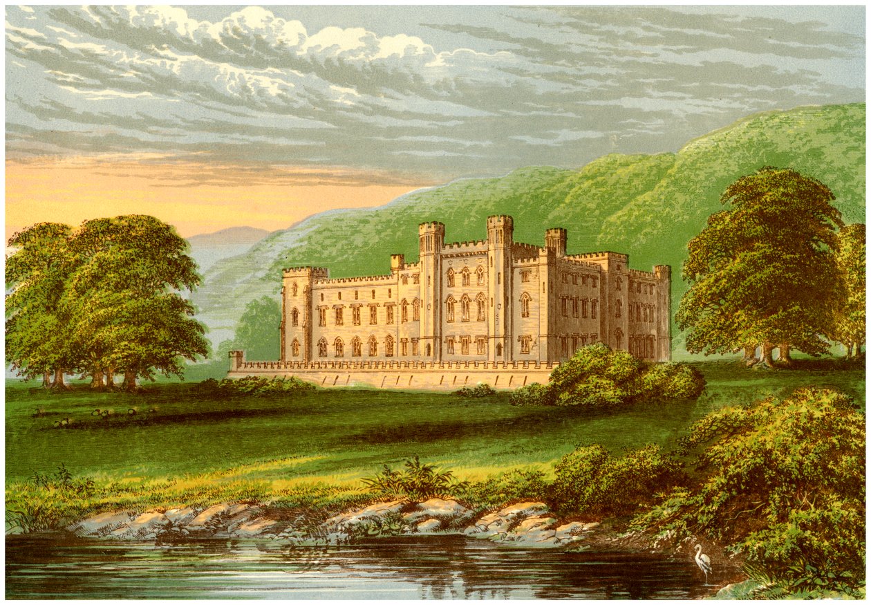 Scone Palace, Perthshire, Escócia, casa do conde de Mansfield, c1880 de Unbekannt