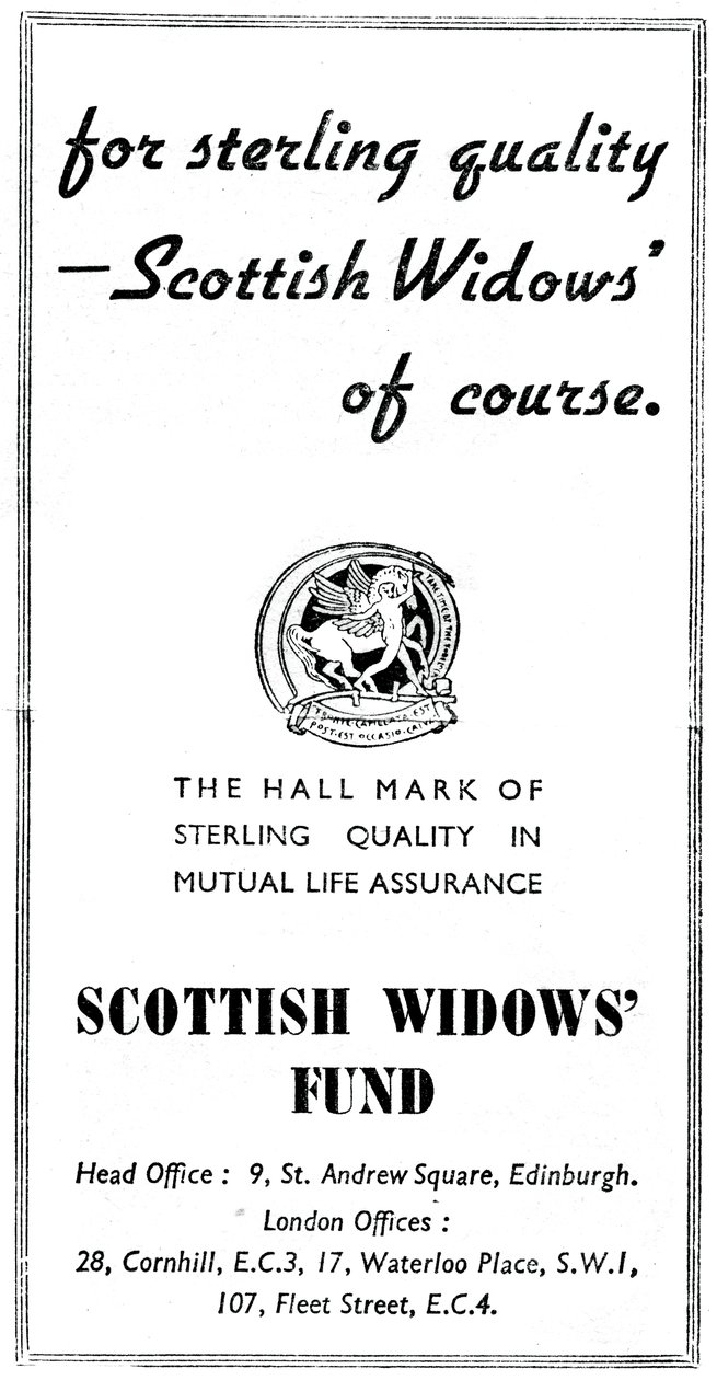Fundo das Viúvas Escocesas, 1938 de Unbekannt