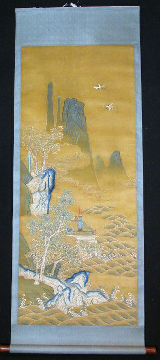 Scroll, China, dinastia Qing 1644-1911, c. 1840. de Unbekannt