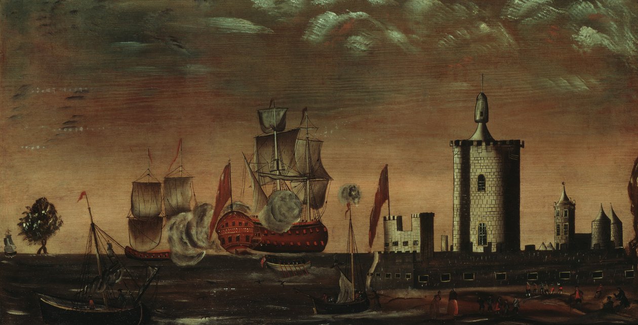 Seascape Fantasy, 1770-1800. de Unbekannt