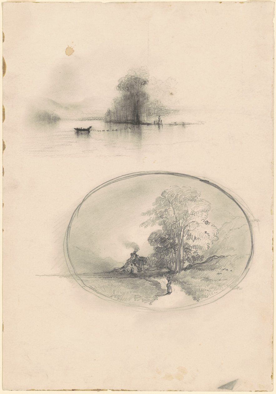 Seascape e Paisagem, c. 1859. de Unbekannt