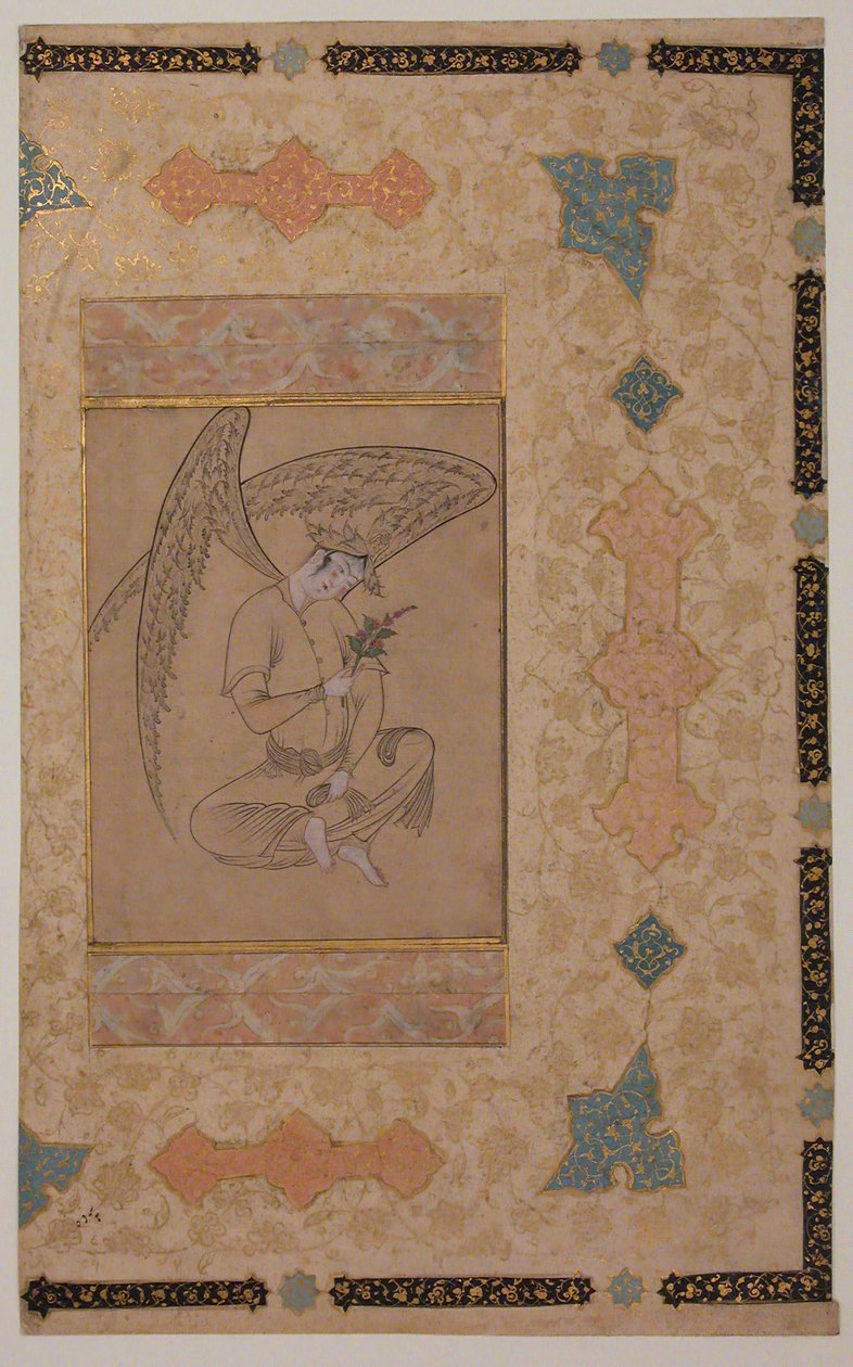 Anjo Sentado, século XVII. de Unbekannt