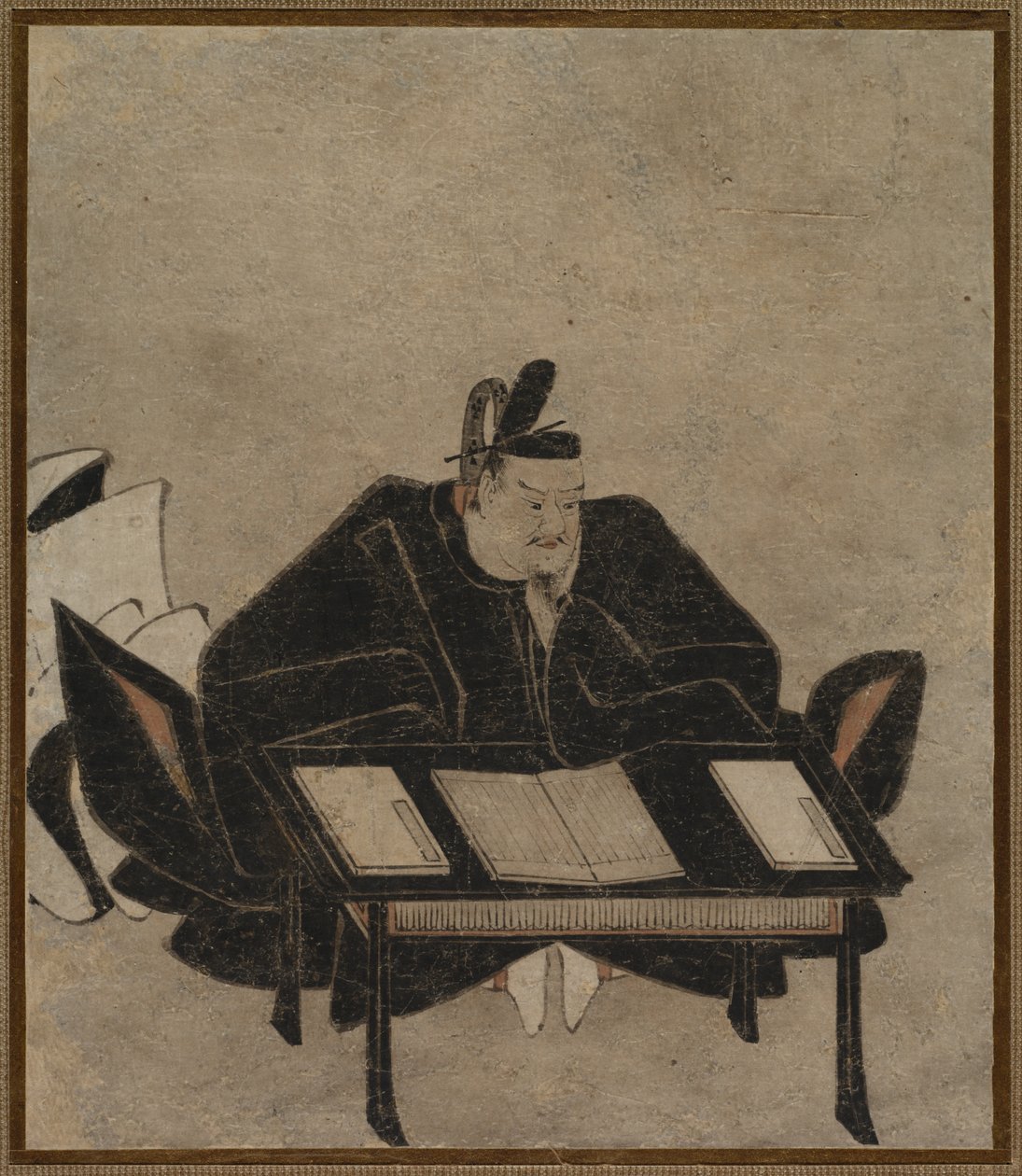 Oficial sentado, 1700. de Unbekannt