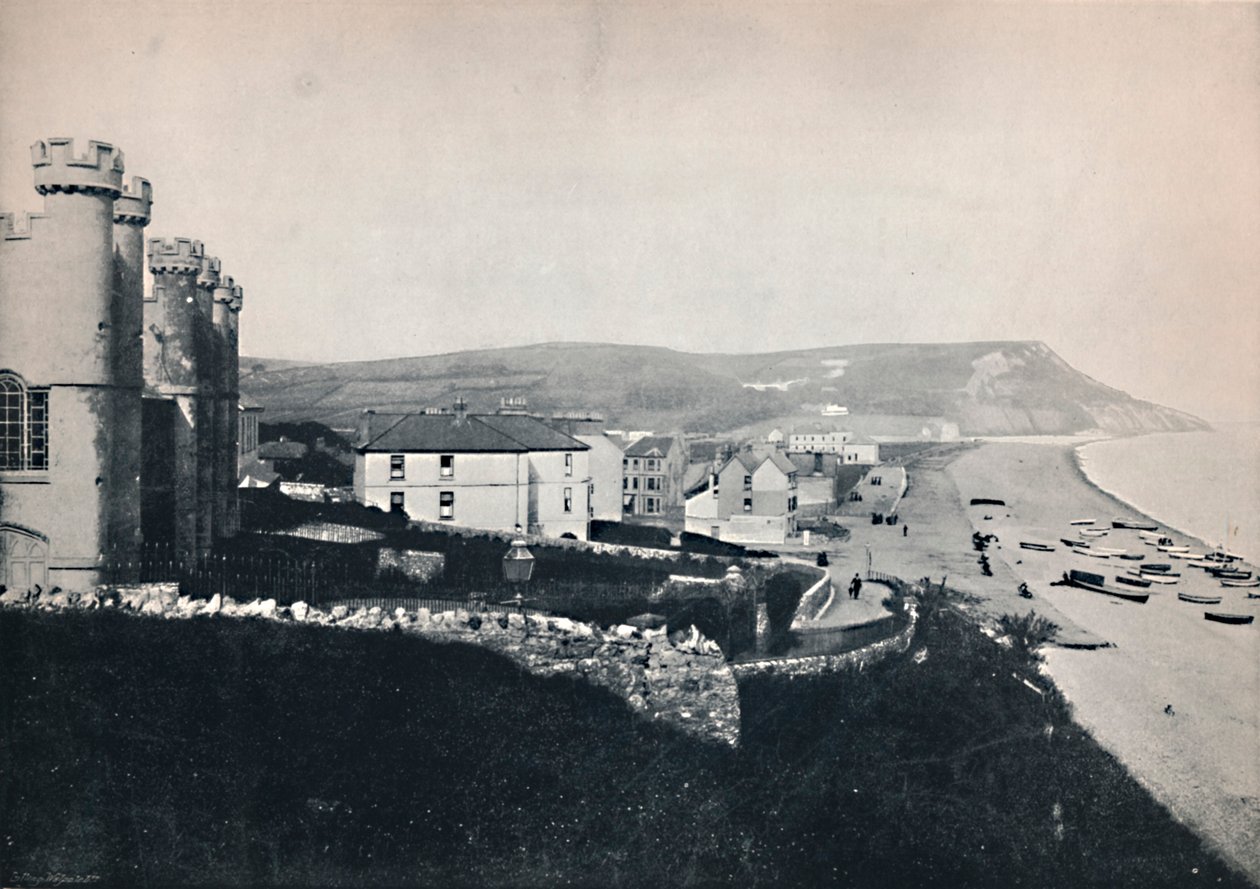 Seaton - olhando para o penhasco branco, 1895 de Unbekannt