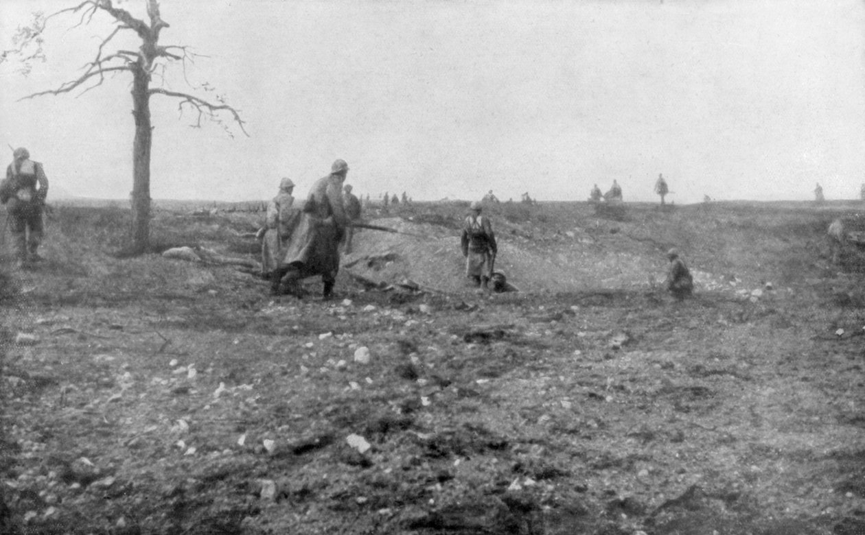 Segunda Batalha de Champagne, França, Primeira Guerra Mundial, setembro de 1915 de Unbekannt