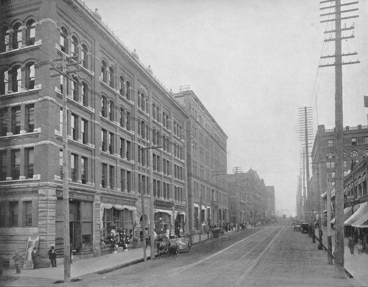 Segunda rua, Seattle, Washington, c1897. de Unbekannt