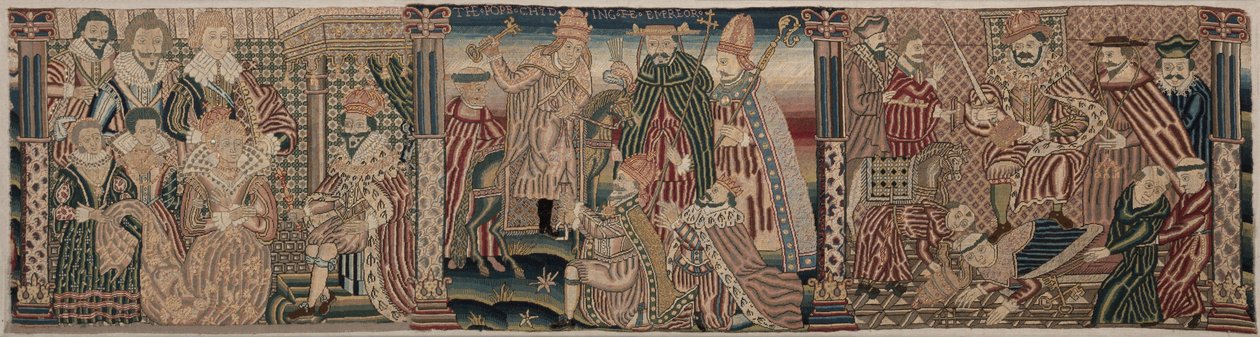 Seções de um friso bordado, 1625-1649. de Unbekannt