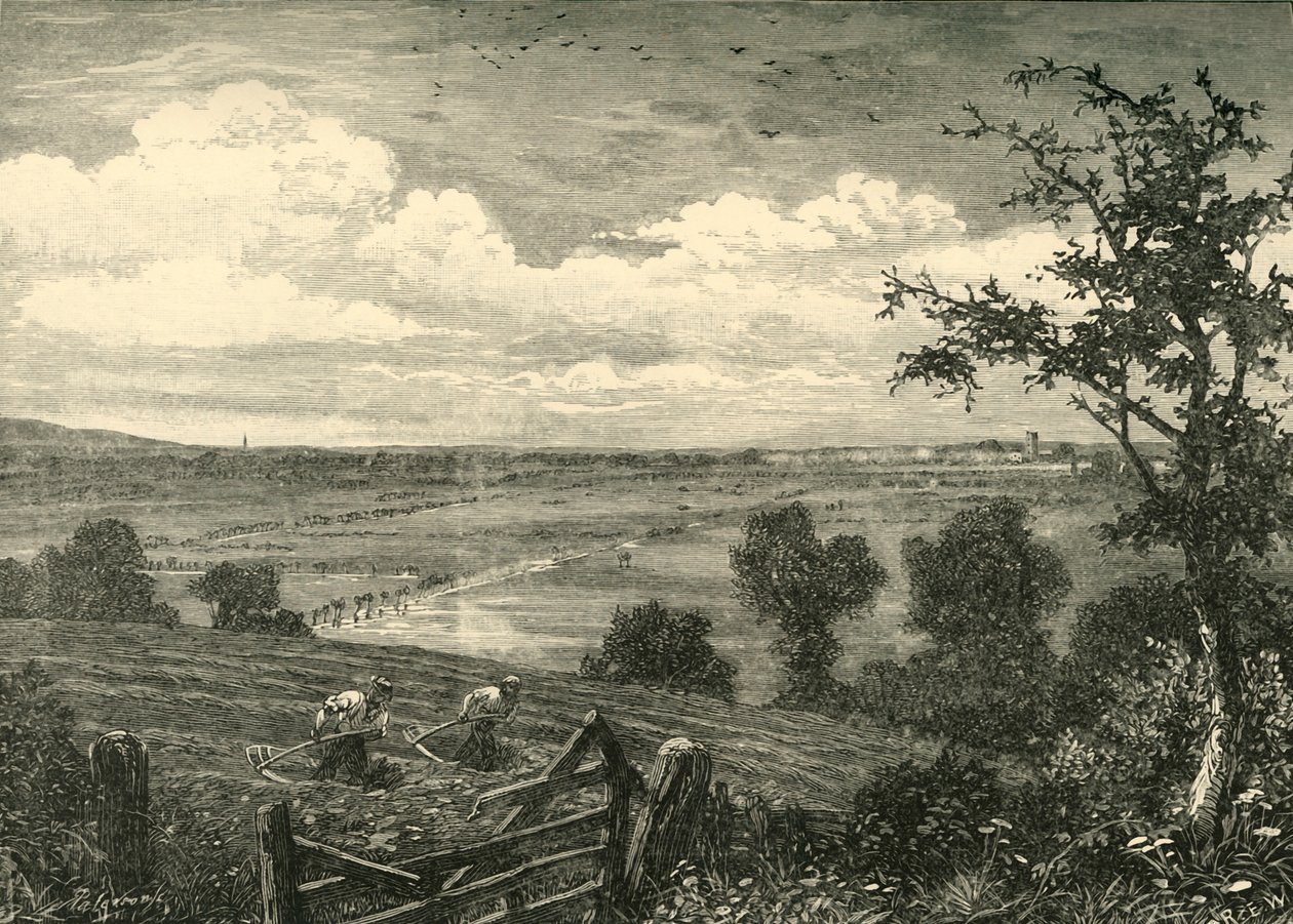 Sedgemoor, de Middlezoy, 1898. de Unbekannt