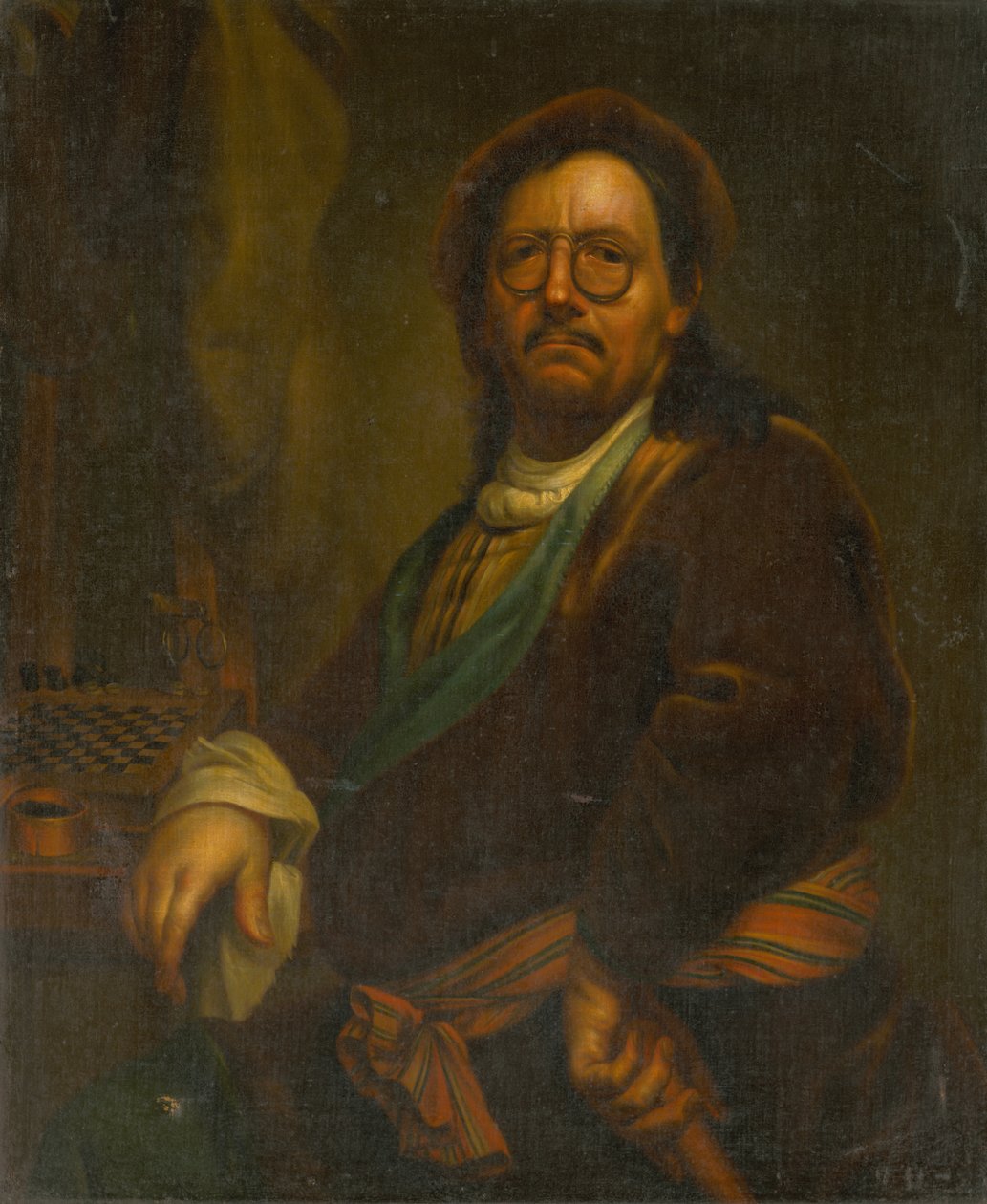 Auto-retrato (cópia de J. Kupecký) de Unbekannt