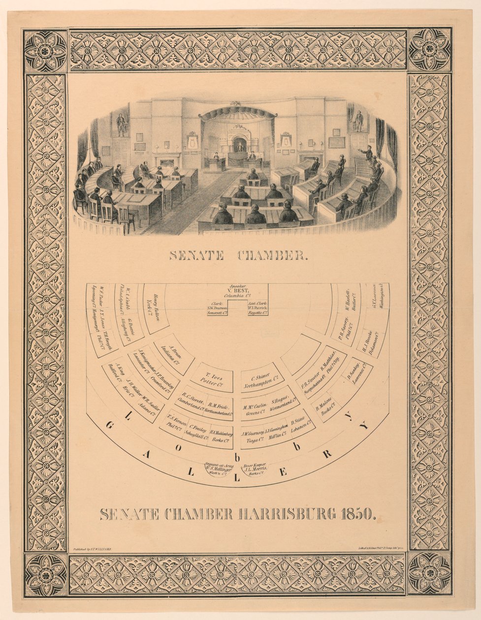 Câmara do Senado, Harrisbug, Pennsylvannia de Unbekannt