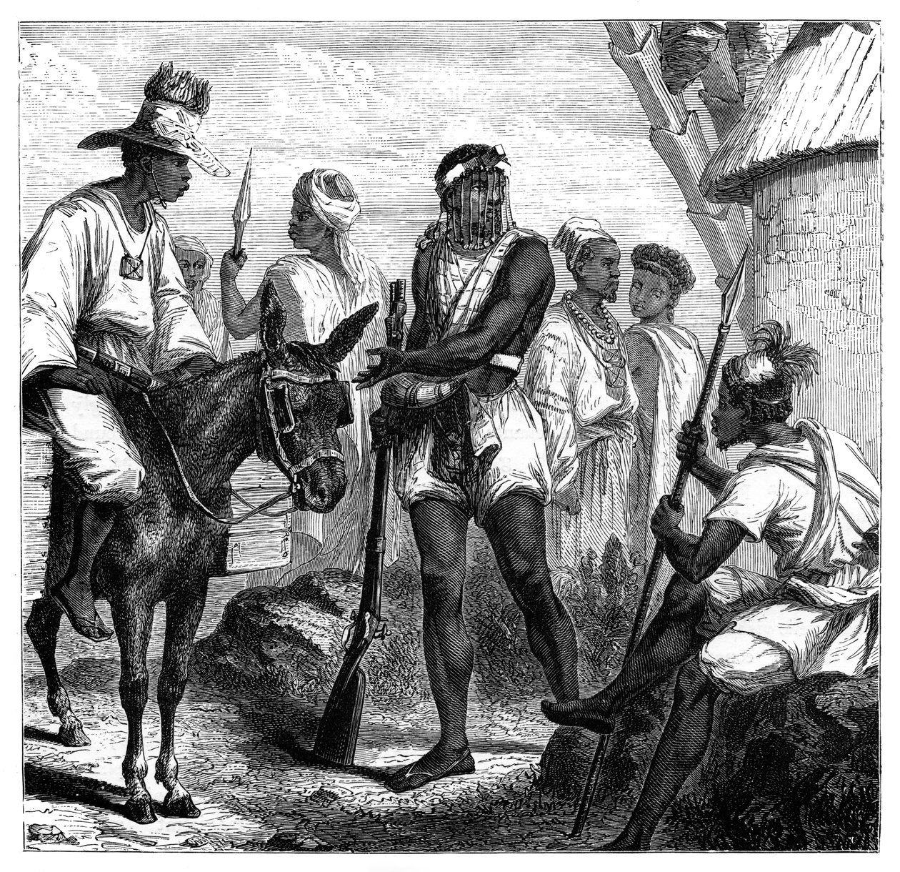 Povo senegalês, c1890 de Unbekannt