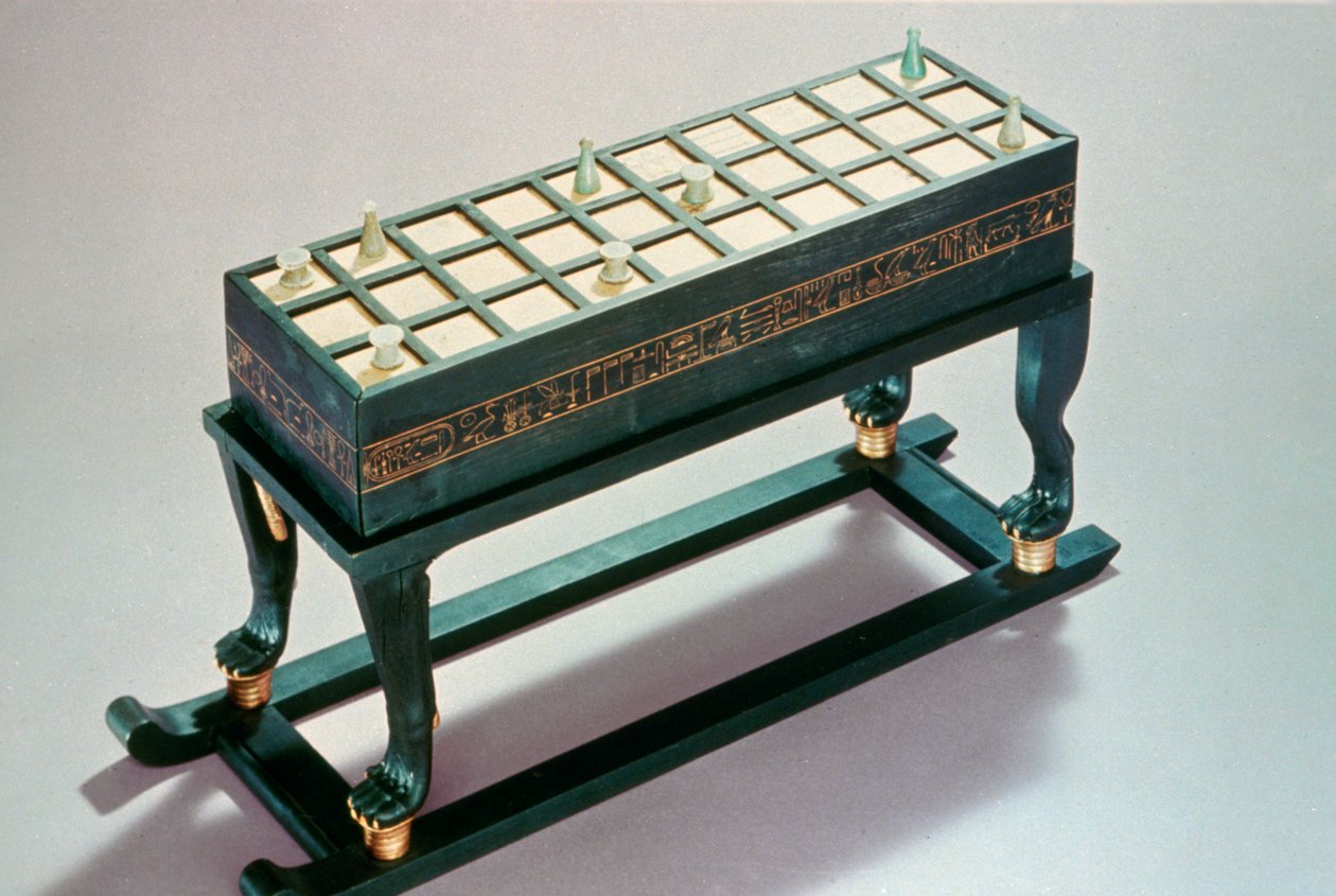 Placa de jogo Senet, do Túmulo de Tutancâmon, 18ª Dinastia de Unbekannt