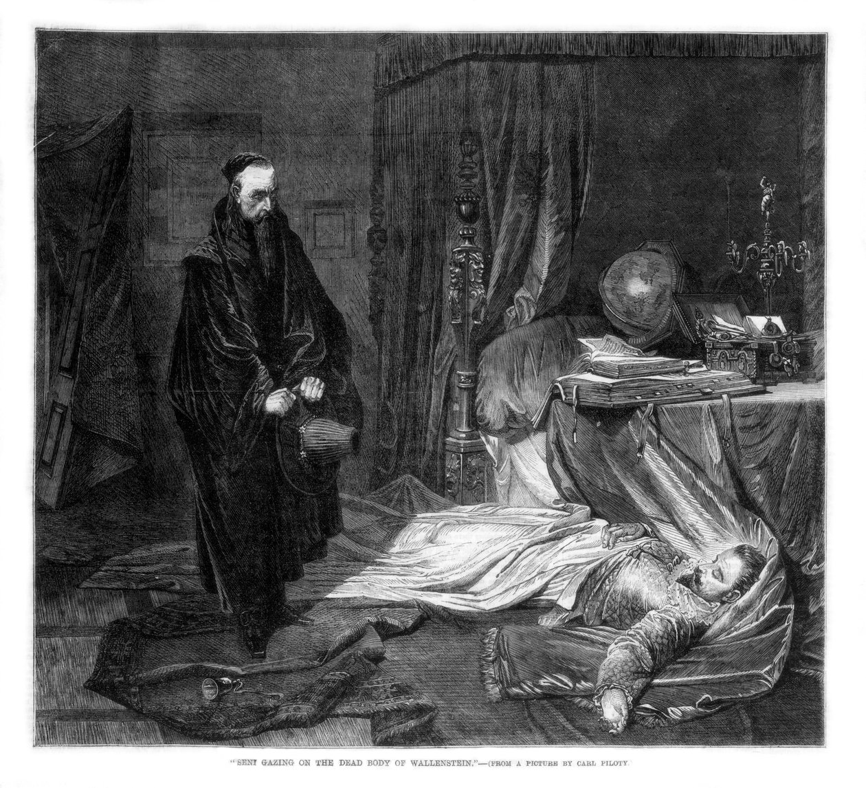 Seni Observando o Corpo de Wallenstein, 1864 de Unbekannt