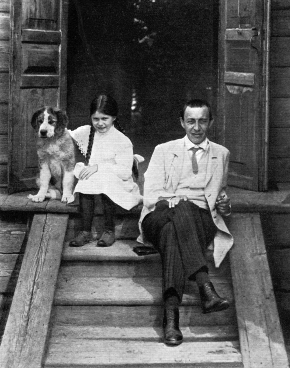 Sergei Rachmaninov, compositor, pianista e maestro russo, Ivanovka, Rússia, 1913 de Unbekannt