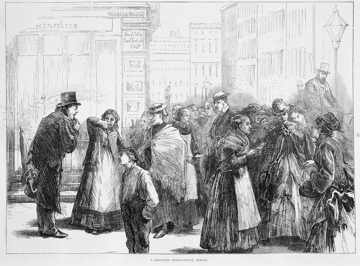 Servos, contratando escritório, Berlin, Germany, 1874 de Unbekannt
