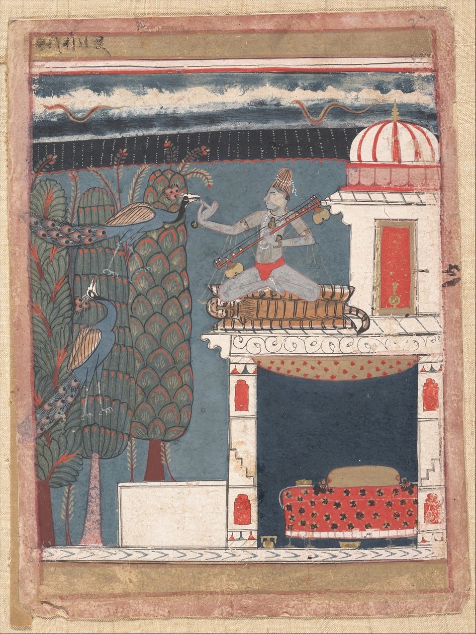Setmalar Ragini: Folio de uma série de ragamala Garland of Musical Modes , ca. 1630-40. de Unbekannt