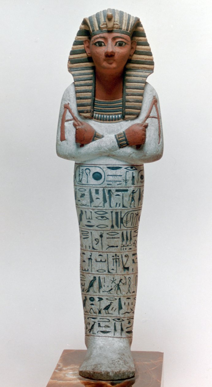 Figura Shabti de Ramsés IV, egípcia, 20a dinastia de Unbekannt