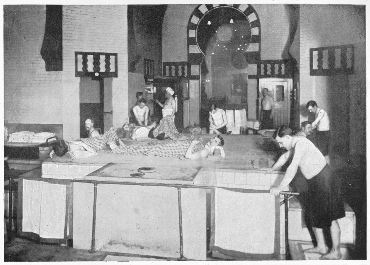 Sala de lavagem de um banho turco, 76 Jermyn Street, Piccadilly, Londres, c1903 1903 de Unbekannt