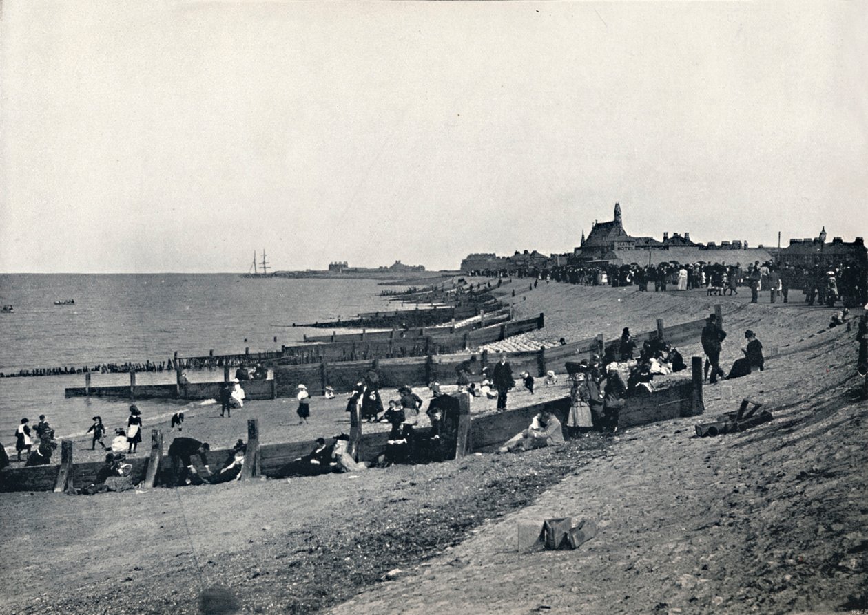 Sheerness - passeio e praia, 1895 de Unbekannt