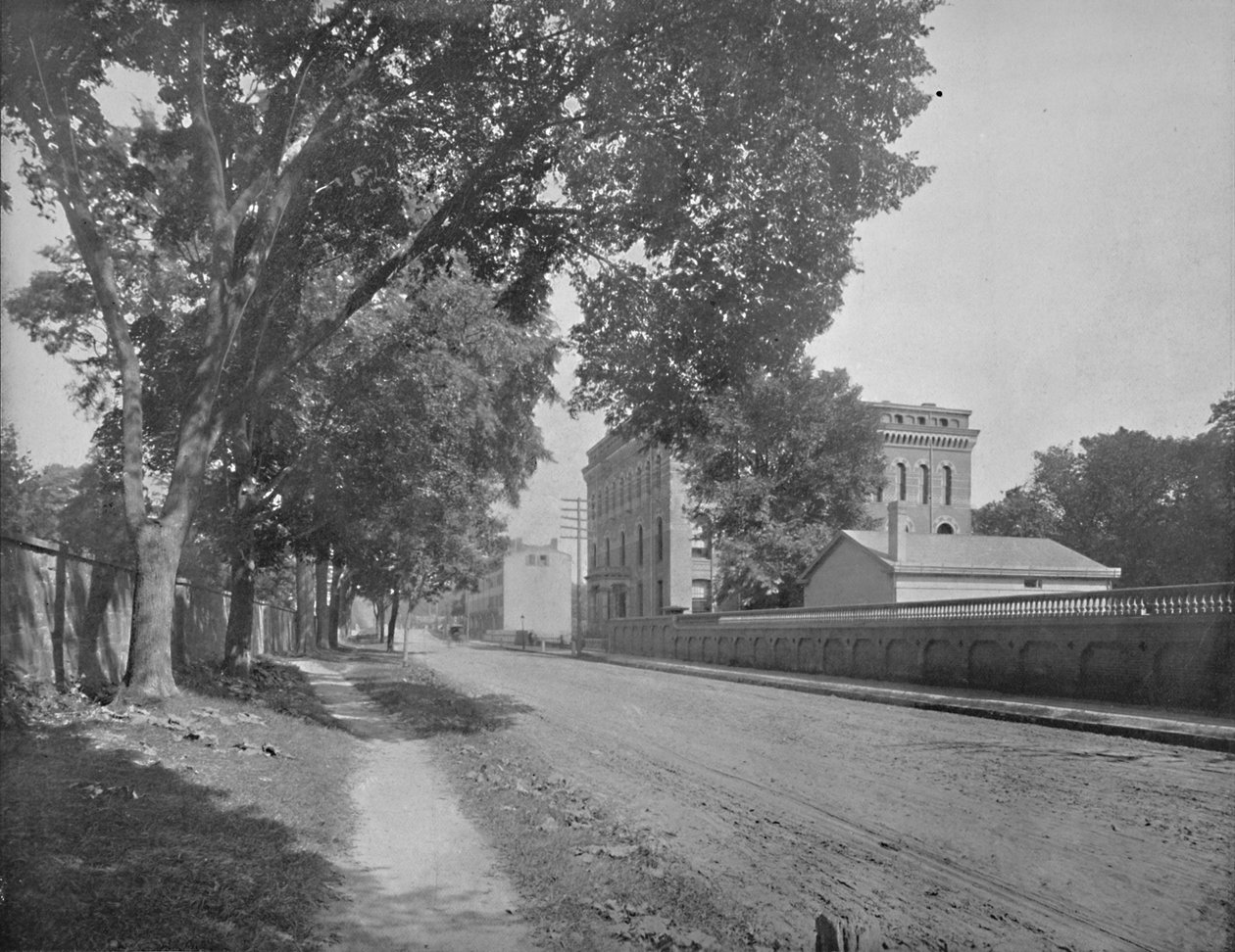 Sheffield Hall, Faculdade de Yale, New Haven, Connecticut, c1897. de Unbekannt