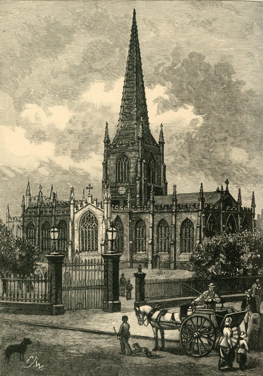 Igreja Paroquial de Sheffield, 1898. de Unbekannt