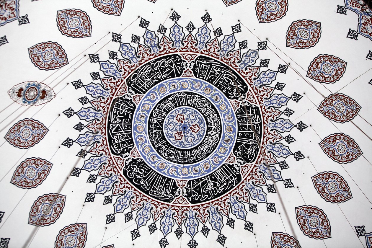 Shehzade (Prince) teto da mesquita Istambul Turquie de Unbekannt