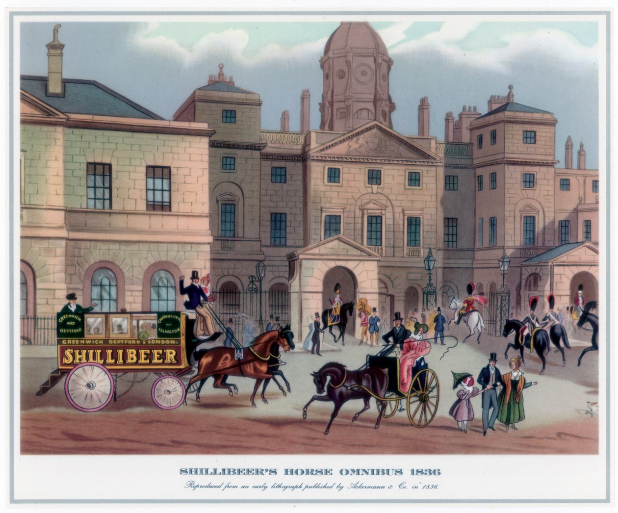 Ônibus de Shillibeers Horse, 1836 de Unbekannt