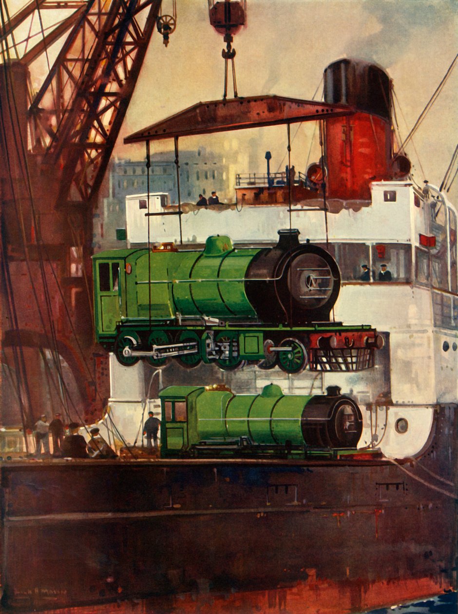 Locomotivas para remessa, c1930. de Unbekannt