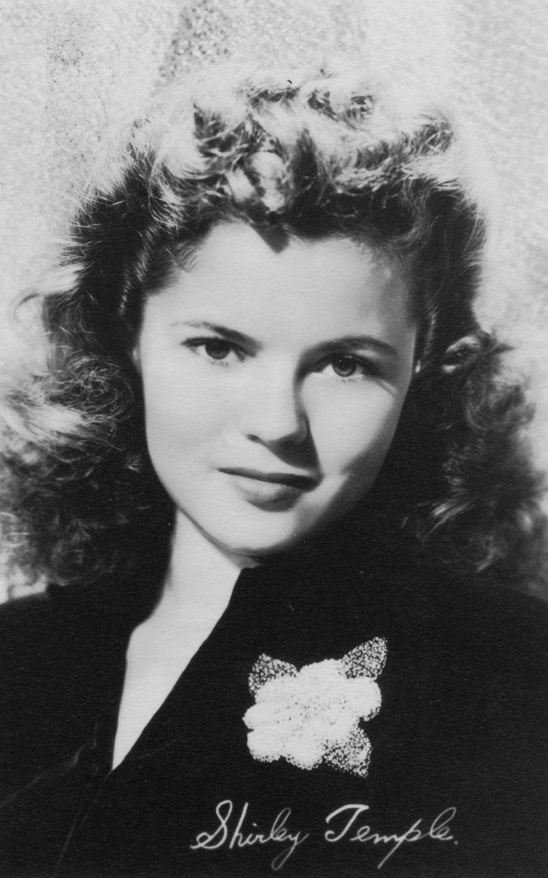 Shirley Temple b1928, atriz americana, c1940s de Unbekannt
