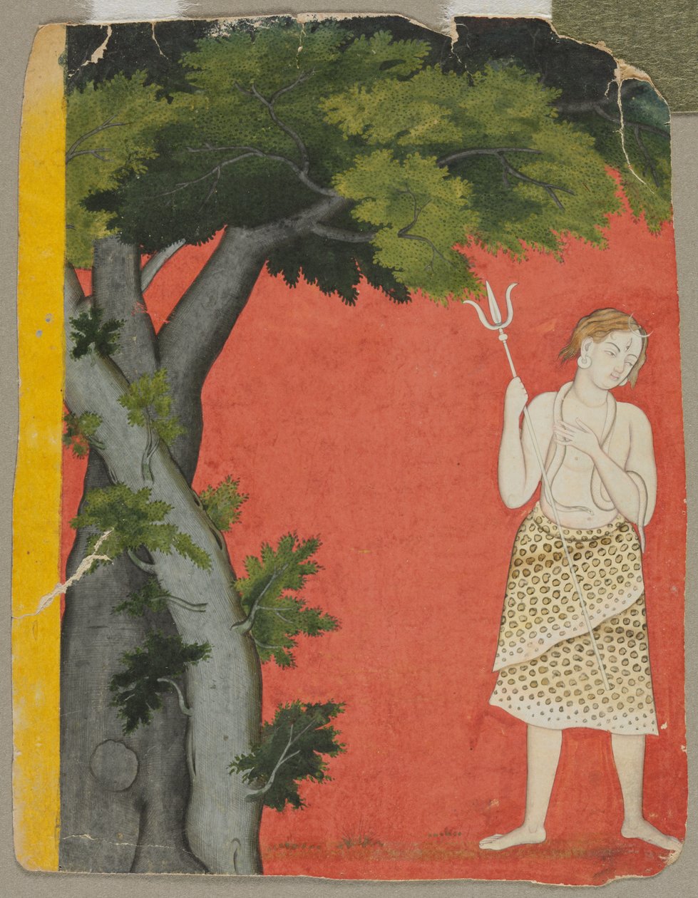 Shiva sob árvores, c. 1780 de Unbekannt