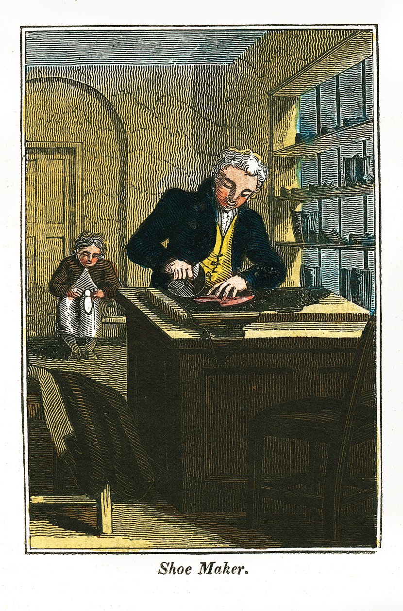 Fabricante de sapatos, 1823 de Unbekannt