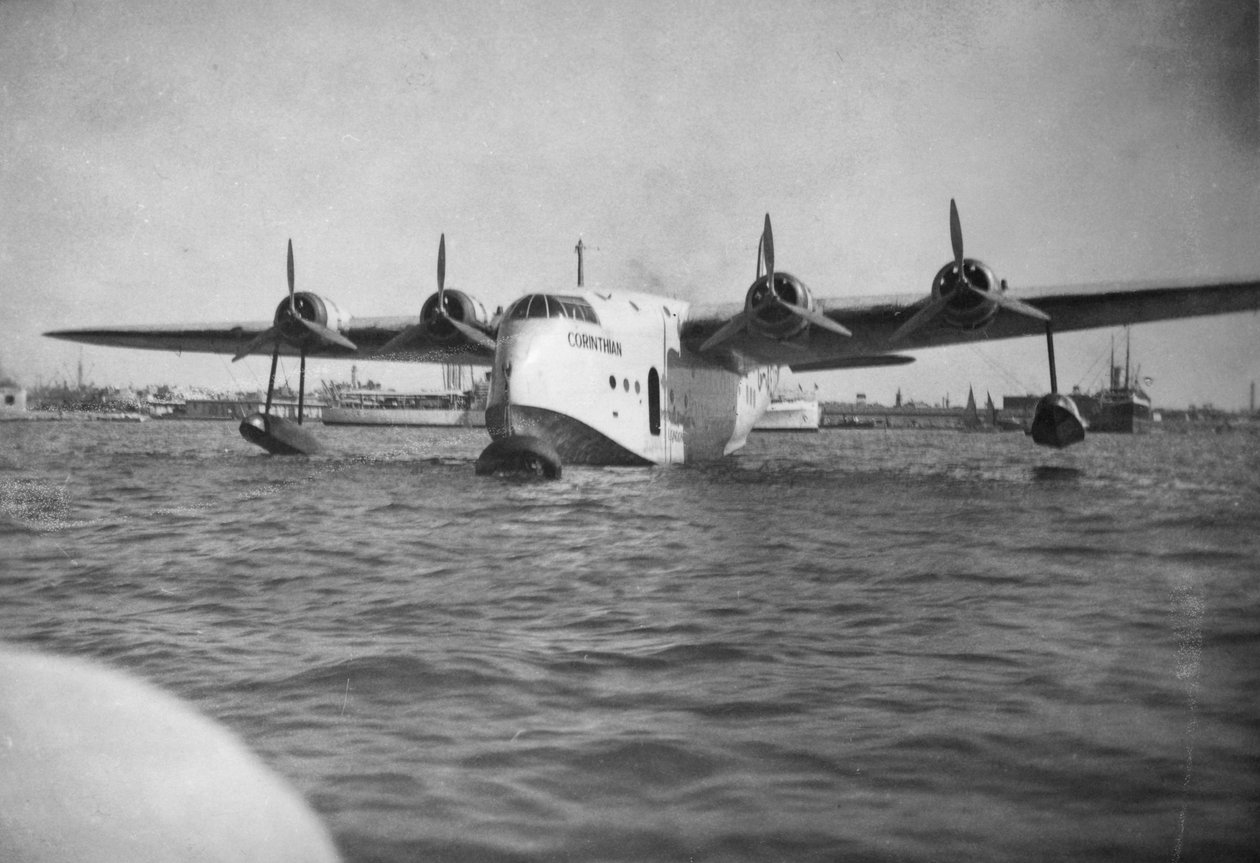 Barco voador Short Empire Corinthian, Alexandria, Egito, c1938-c1941 de Unbekannt