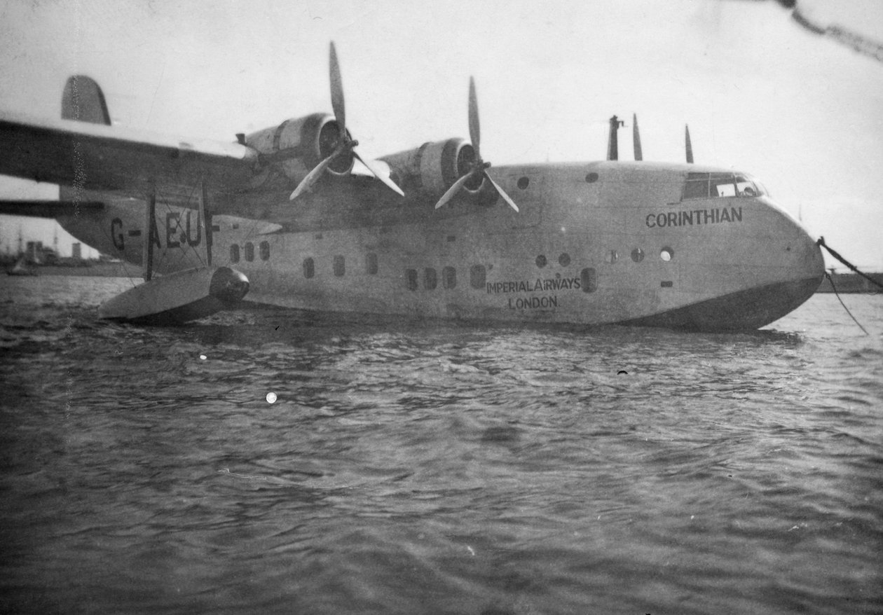 Barco voador Short Empire Corinthian, Alexandria, Egito, c1938-c1941 de Unbekannt