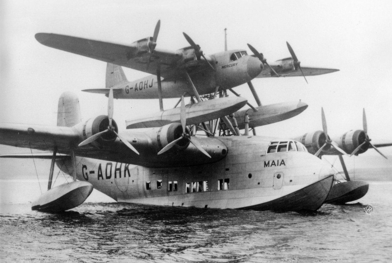 Hidroavião de shorts, Dundee à África do Sul, 6 de outubro de 1938 de Unbekannt
