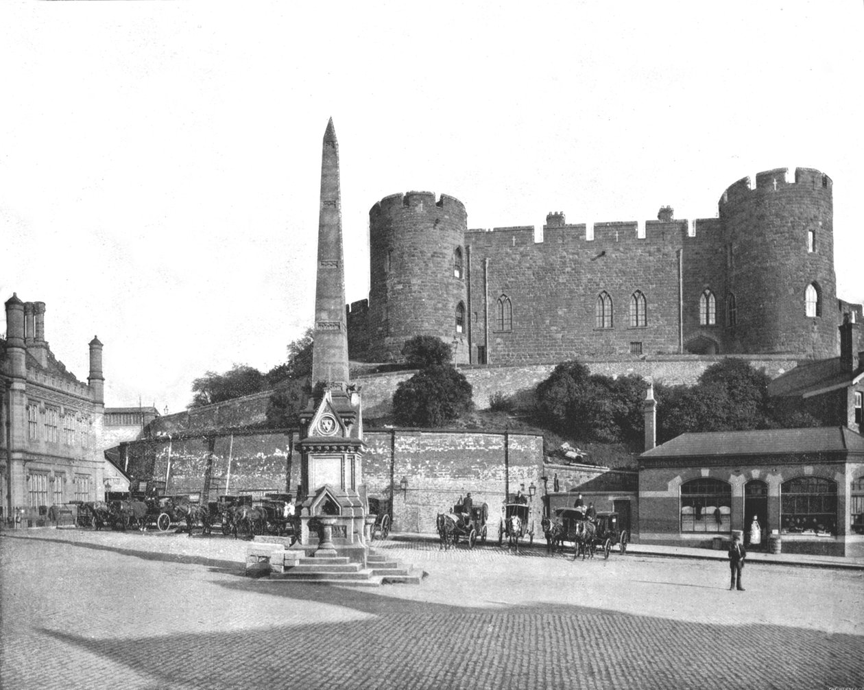 Castelo de Shrewsbury, Shrewsbury, Shropshire, 1894. de Unbekannt