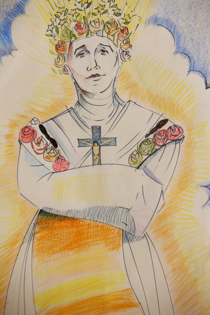 Santuário de Nossa Senhora de la SaletteDesenhos de Nossa Senhora de la Salette, La Salette, França de Unbekannt