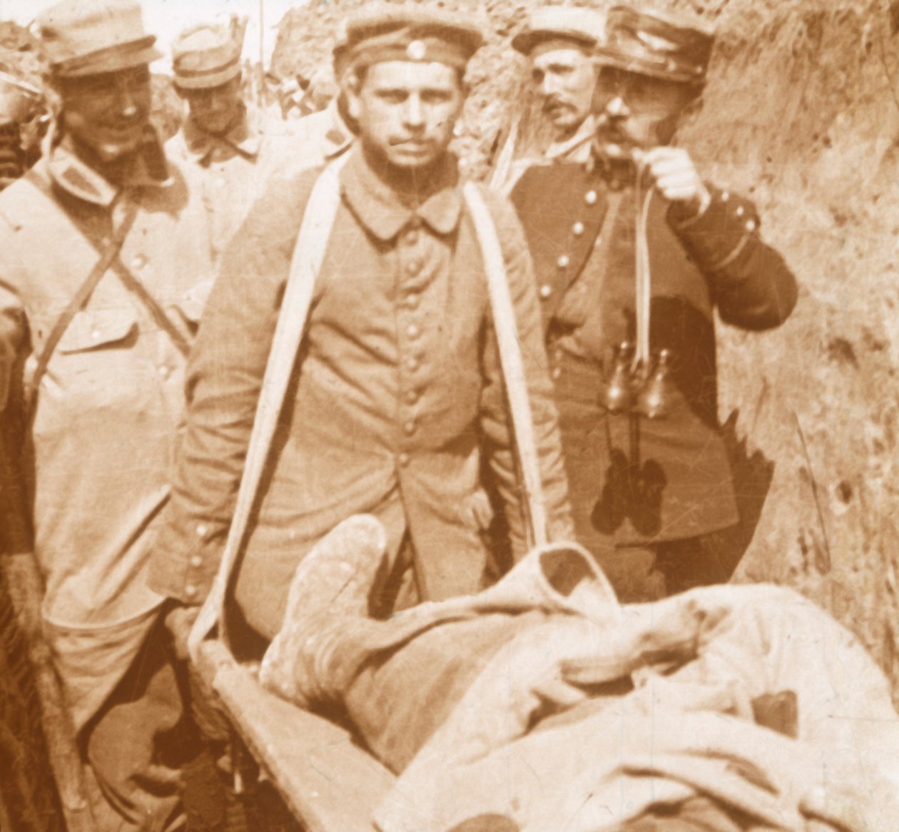 Trincheiras Sidi-Brahim, Carency, norte da França, c1914-c1918 de Unbekannt