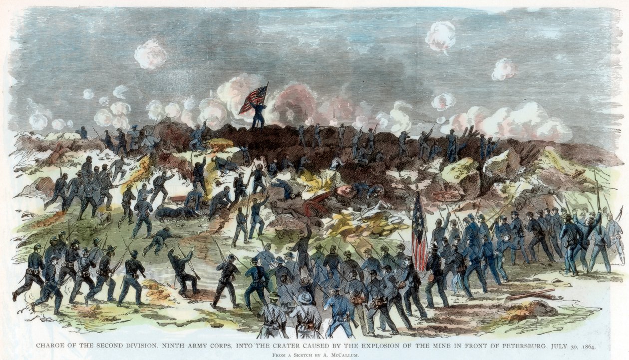 Cerco a Petersburgo, Virgínia, Guerra Civil Americana, 30 de julho de 1864 de Unbekannt