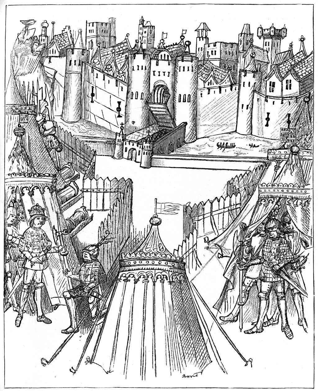 Cerco de Rouen, 1418-1419, 1893 de Unbekannt
