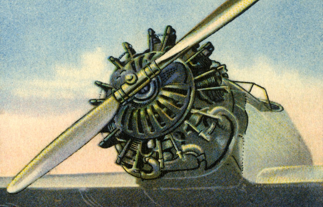 Siemens Sh 20 motor de aeronave de potência de 60 cavalos, 1932. de Unbekannt