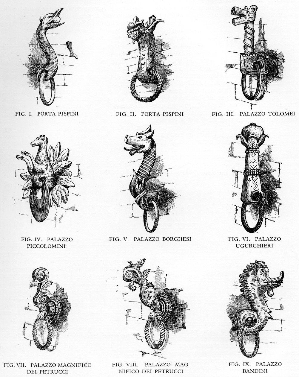 Anéis de amarração sieneses, 1926 de Unbekannt