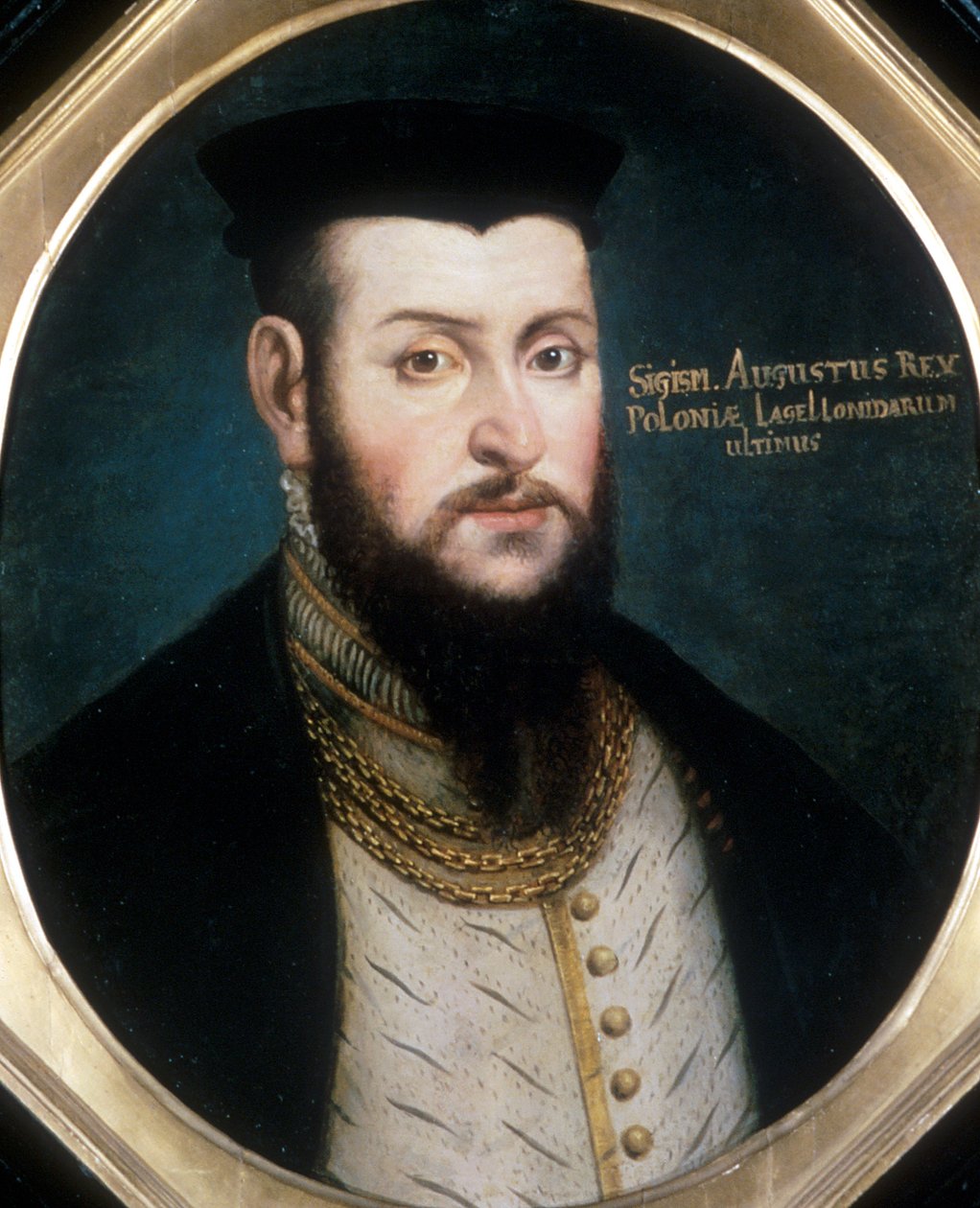 Sigismundo II, Augusto, co-governante da Polônia com seu pai 1530-1548, único governante de 1548 de Unbekannt