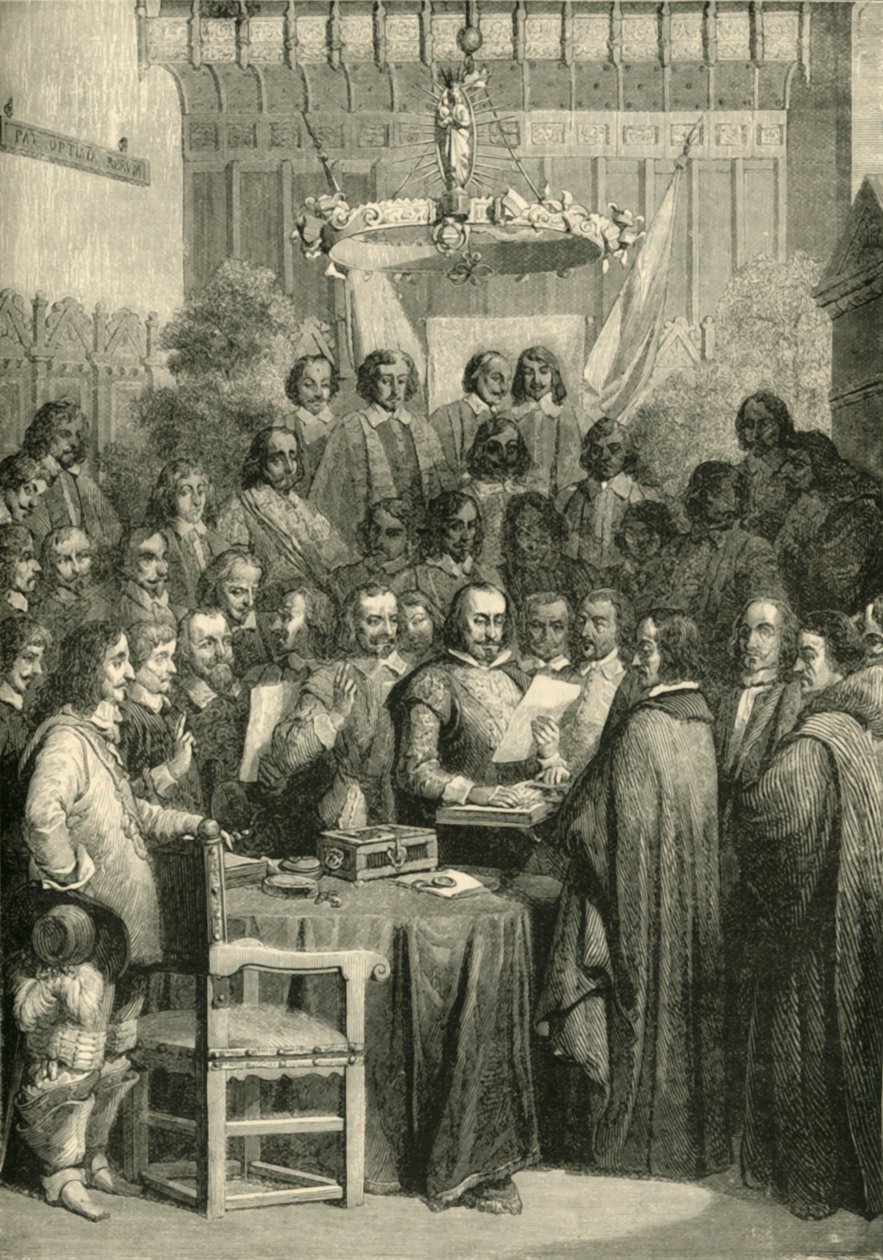 Assinatura do Tratado de Vestfália, 24 de outubro de 1648, 1890. de Unbekannt
