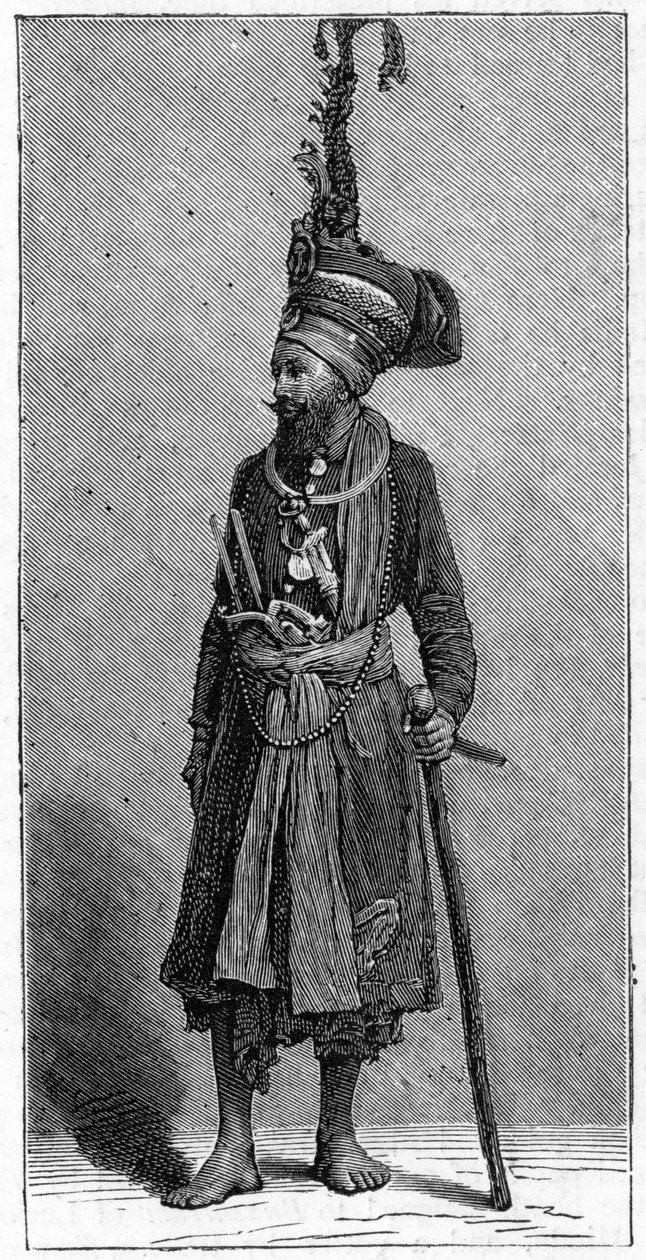 Chefe sikh, 1886 de Unbekannt