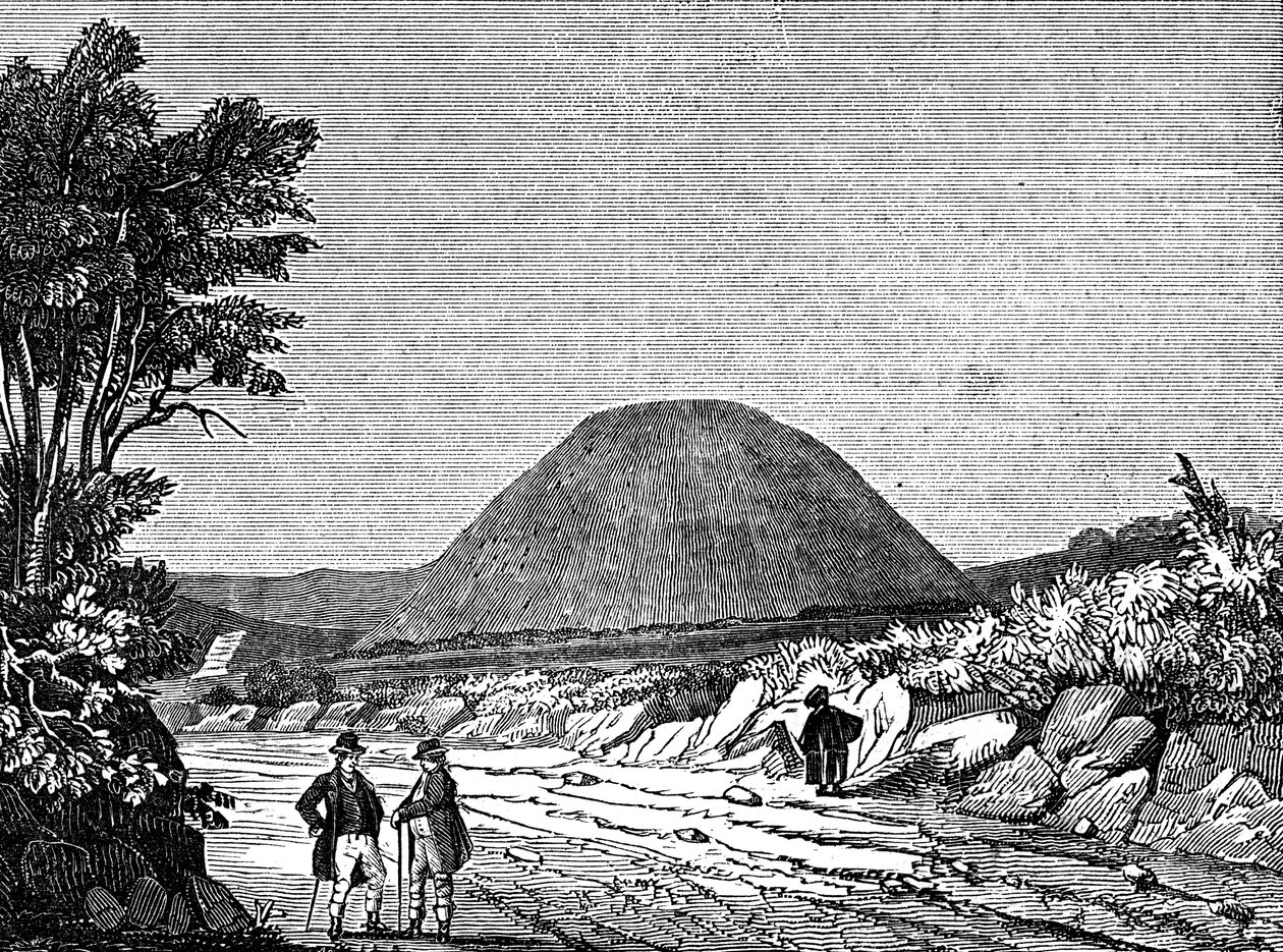 Silbury Hill, Wiltshire, Inglaterra, 1836 de Unbekannt